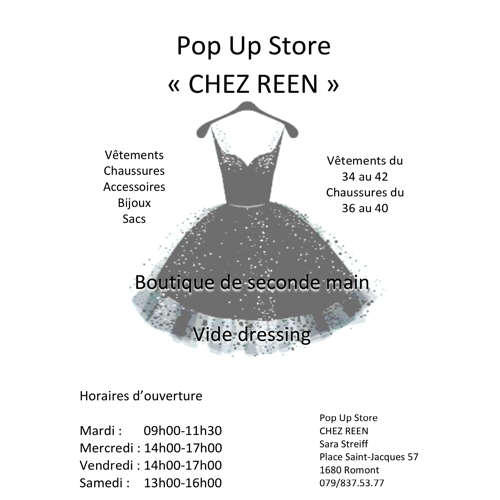 Pop Up Store Chez Reen by SaraStreiff