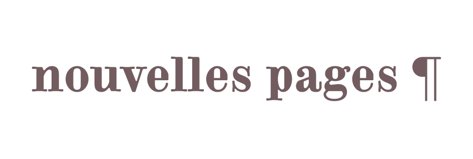 Librairie nouvelles pages